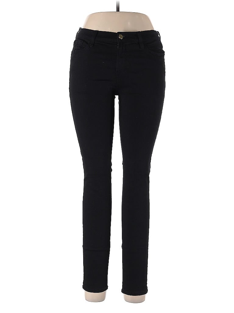 FRAME Denim Solid Black Jeggings Size 32 waist - photo 1
