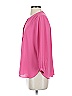 NYDJ 100% Polyester Pink 3/4 Sleeve Blouse Size XS - photo 5