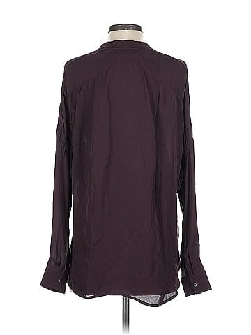 Vince. Long Sleeve Silk Top (view 2)