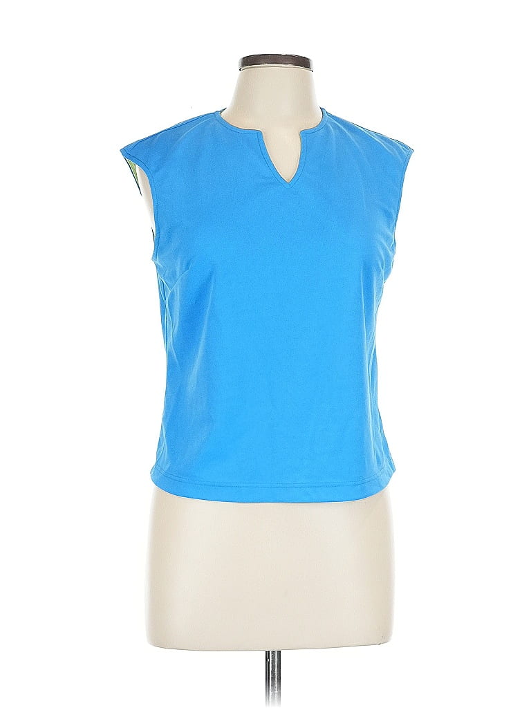 Tail 100% Other Blue Sleeveless T-Shirt Size L - photo 1
