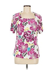 Jm Collection Short Sleeve Blouse