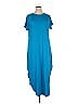 Anrabess Solid Blue Casual Dress Size XL - photo 1