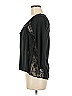 No Boundaries 100% Polyester Black 3/4 Sleeve Blouse Size M - photo 4