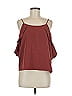 Everly Burgundy Sleeveless Blouse Size M - photo 1