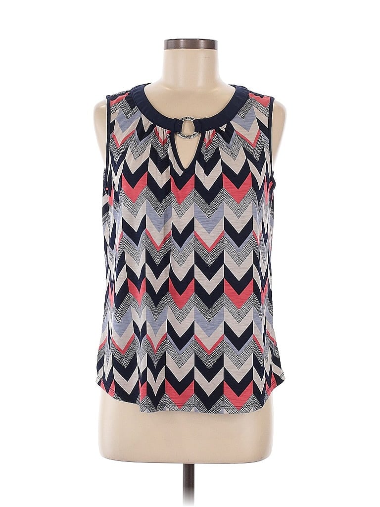 Pre-owned Naif Sleeveless Blouse In Blue