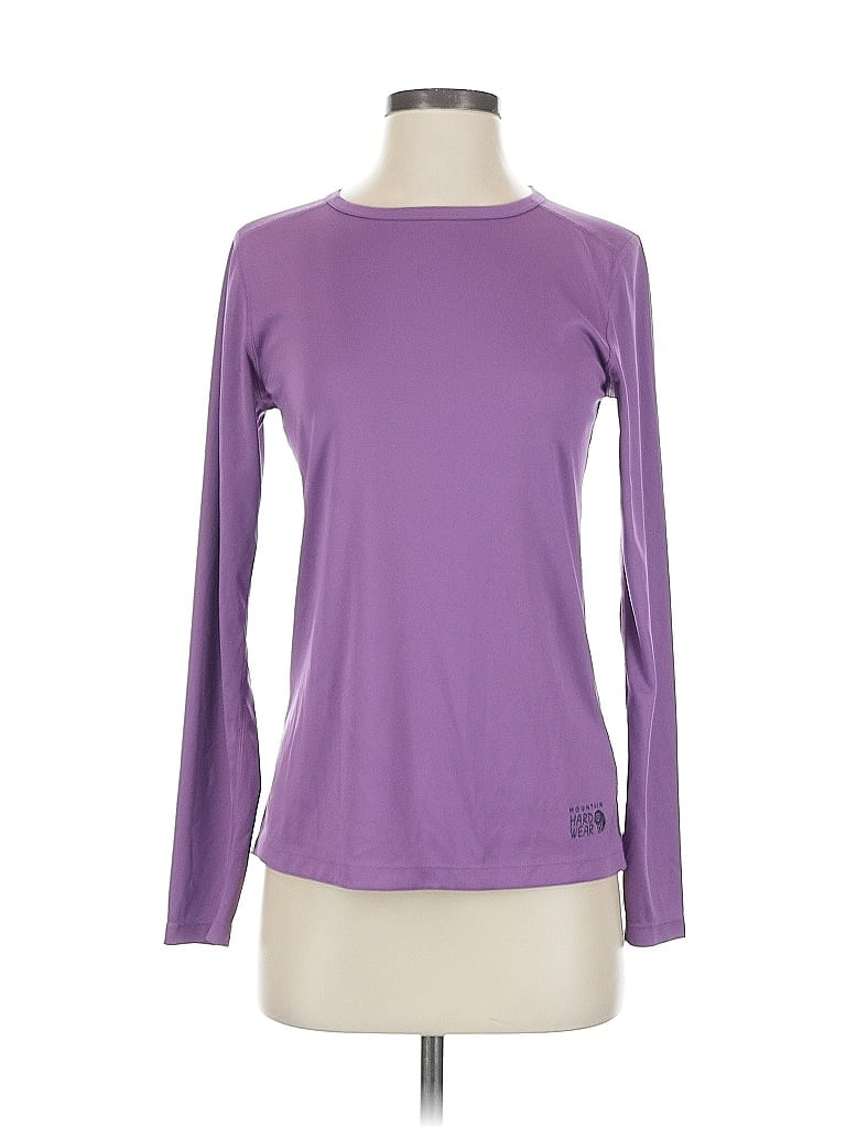 Mountain Hardwear 100% Recycled Polyester Purple Long Sleeve T-Shirt Size S - photo 1