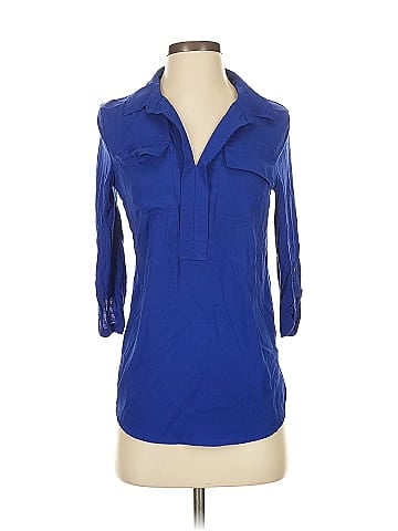 Kensie 3/4 Sleeve Button-Down Shirt (view 1)