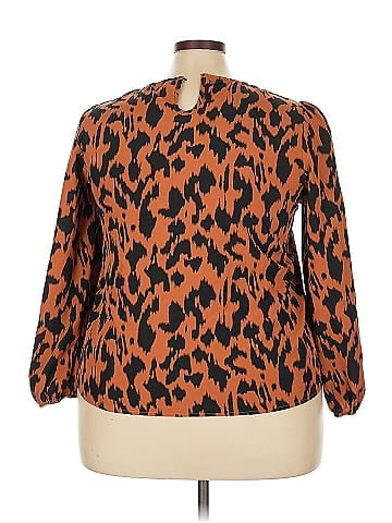 Shein Curve Long Sleeve Blouse (view 2)