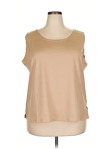 Susan Graver Sleeveless T-Shirt (view 1)