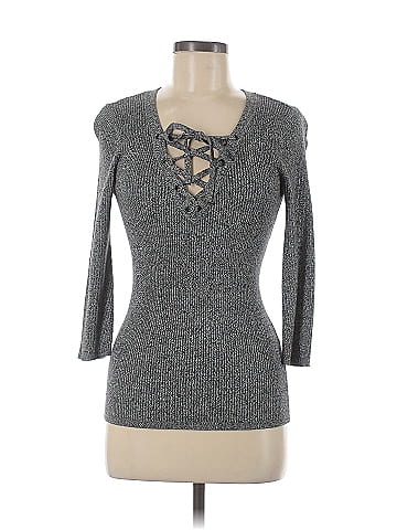 New York & Company 3/4 Sleeve Top (view 1)