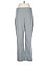 JM Collection Solid Gray Casual Pants Size M - photo 1