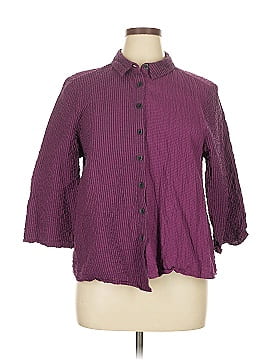 Habitat 3/4 Sleeve Button Down Shirt