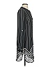MICHAEL Michael Kors Chevron-herringbone Black Long Sleeve Blouse Size 4 - photo 4
