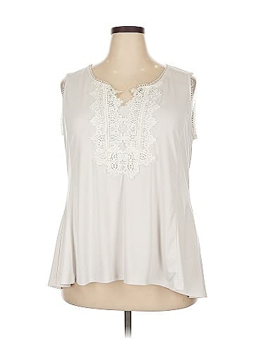 Roz & Ali Sleeveless Blouse (view 1)