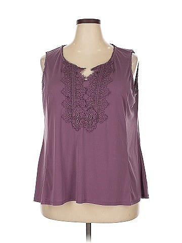 Roz & Ali Sleeveless Blouse (view 1)