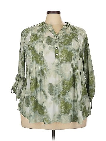 Roz & Ali 3/4 Sleeve Blouse (view 1)