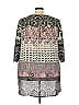 Roz & Ali 100% Polyester Gray Casual Dress Size 3X - photo 2
