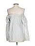 Bailey 44 Silver 3/4 Sleeve Blouse Size S - photo 2