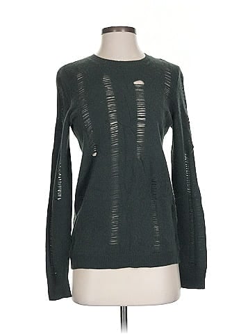Aqua Cashmere Pullover Sweater (view 1)
