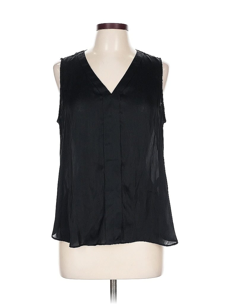 Pre-owned Banana Republic Sleeveless Blouse In Black