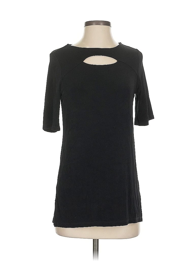 Travelers by Chico's Black Short Sleeve Top Size S - photo 1