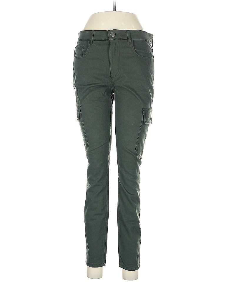 Pre-owned Ann Taylor Loft Cargo Pants In Green