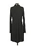 PIPHANY Solid Black Casual Dress Size S - photo 2