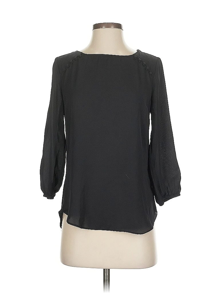 Fortune + Ivy Black 3/4 Sleeve Blouse Size XS - photo 1