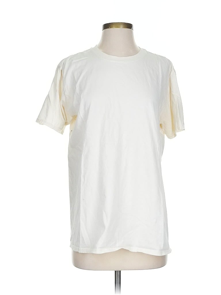 NASTY GAL INC. Pre-owned Short Sleeve T-shirt In White