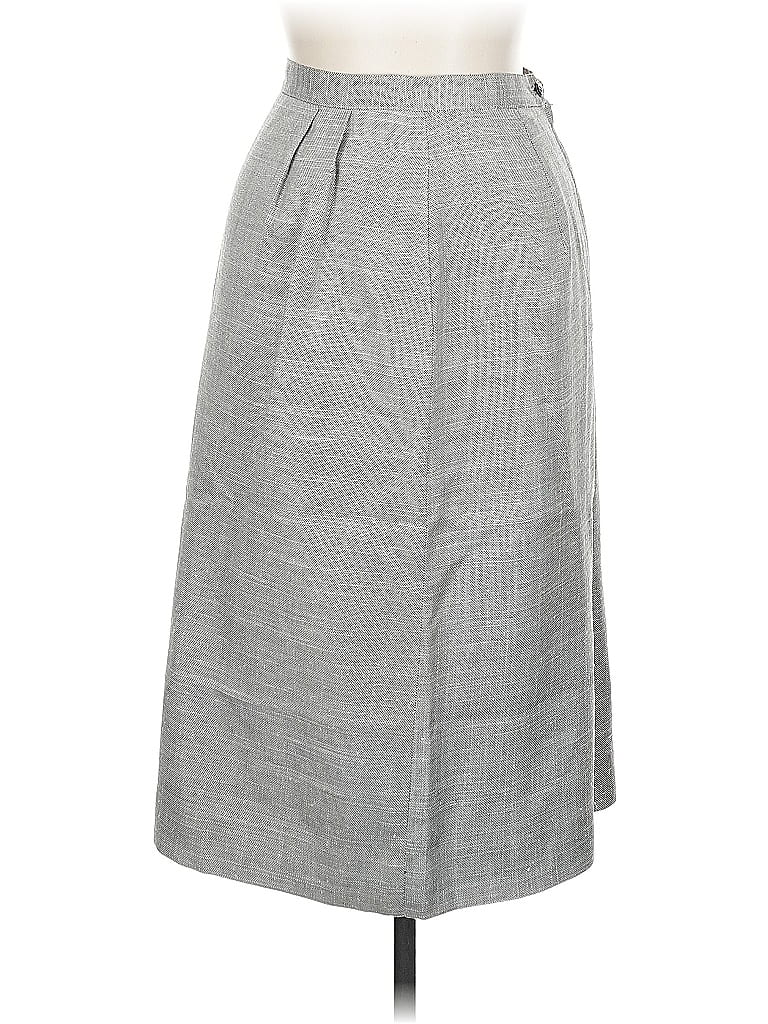 Pre-owned Assorted Brands Formal Skirt In Gray