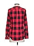 Gianni Bini 100% Cotton Plaid Red Long Sleeve Blouse Size XS - photo 2