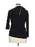 Soho JEANS NEW YORK & COMPANY Black 3/4 Sleeve Top Size XL - photo 2