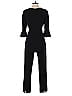 Black Halo Solid Black Jumpsuit Size 6 - photo 2