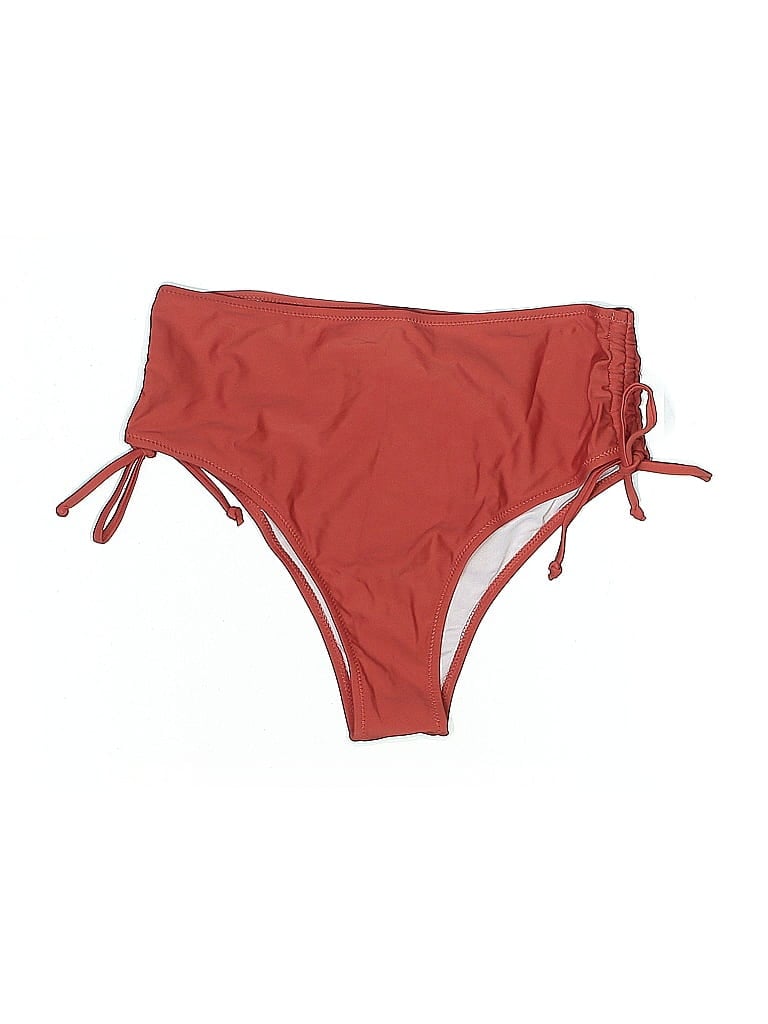 Pre-owned Beachsissi Swimsuit Bottoms In Burgundy