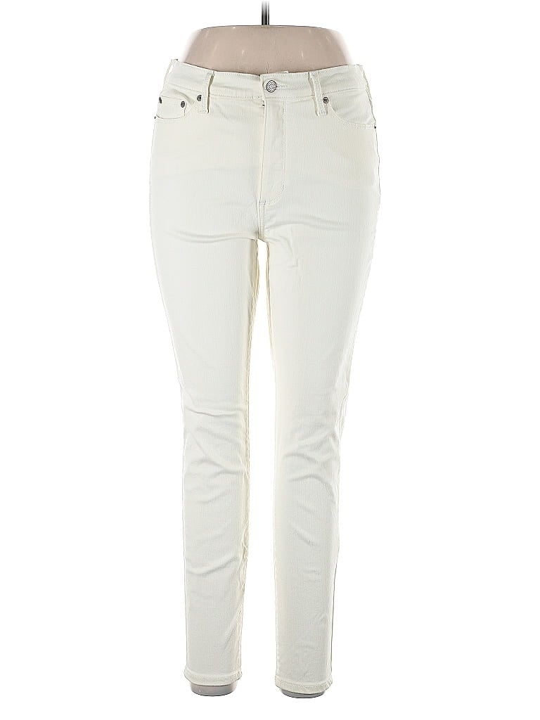 Pre-owned Banana Republic Factory Store Jeans In White