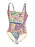 Johnny Was Paisley Ivory One Piece Swimsuit Size 1X - photo 1