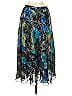 Chico's 100% Polyester Print Blue Casual Skirt Size Sm (0) - photo 1