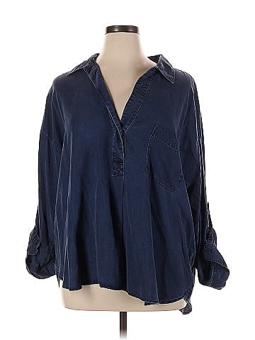 H&M L.O.G.G. 3/4 Sleeve Blouse (view 1)