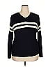 Venezia Stripes Blue Pullover Sweater Size 18 - photo 1