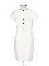 Ann Taylor Solid White Casual Dress Size 12 - photo 2