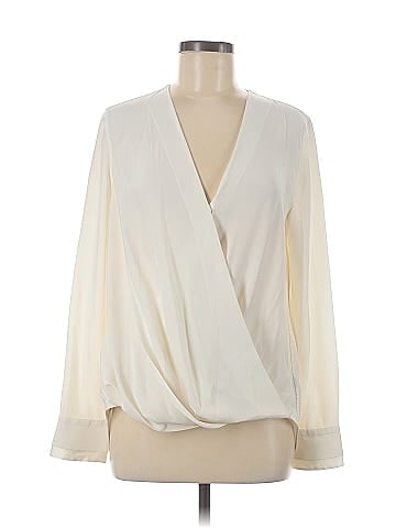 Rag & Bone Long Sleeve Silk Top (view 1)