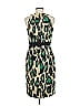 David Meister Animal Print Green Cocktail Dress Size 8 - photo 2