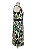 David Meister Animal Print Green Cocktail Dress Size 8 - photo 3