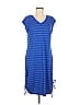 T by Talbots Blue Casual Dress Size M - photo 1