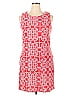 Jude Connally Graphic Red Casual Dress Size XL - photo 1