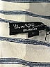 Velvet Heart Stripes Ivory 3/4 Sleeve Button-Down Shirt Size L - photo 7