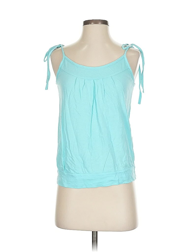 Pre-owned Old Navy Tank Top Blue Strapless Neckline Tops