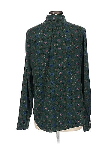 Veronica Beard Long Sleeve Silk Top (view 2)