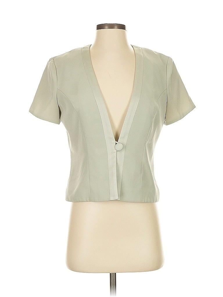 Pre-owned Donna Ricco Vest In Green
