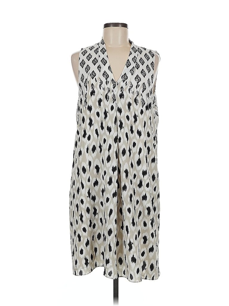 Pre-owned New Directions Casual Dress In White